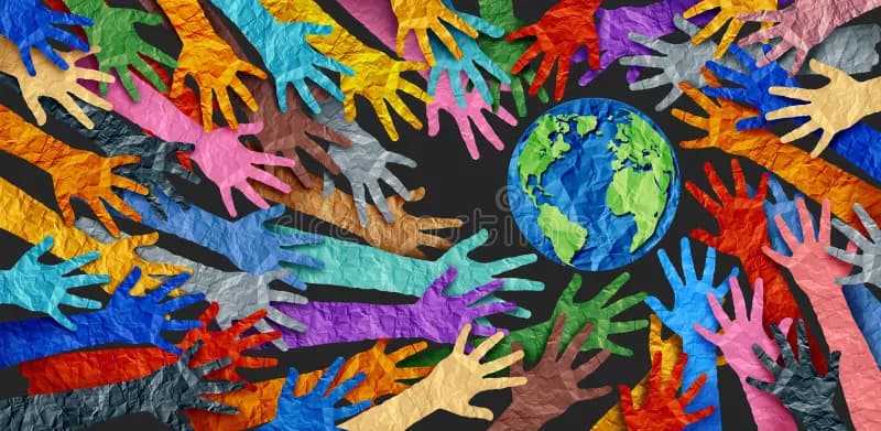 Multicultural community united together